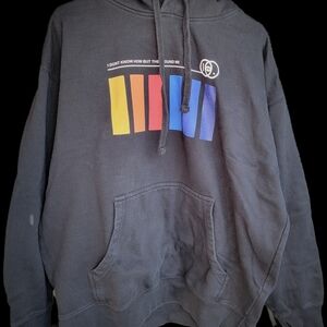 Men's Black Graphic Hoodie Band Merch I Dont Know How But They Found Me